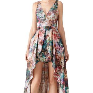 Marchesa notte high low stardust gown